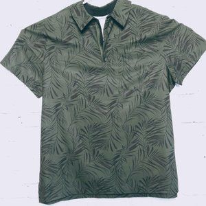 All In Motion Mens Stretch Woven Golf Polo Shirt